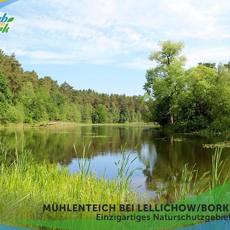 Villa Jagd-Angler-Holzhaus-im-Wald-am-See Kyritz Exterior foto