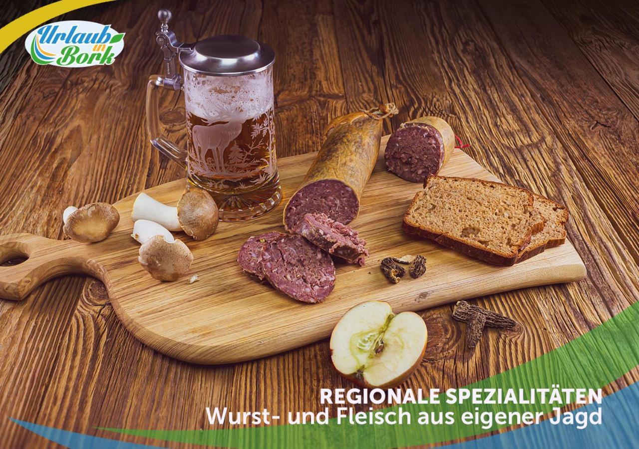 Villa Jagd-Angler-Holzhaus-im-Wald-am-See Kyritz Exterior foto