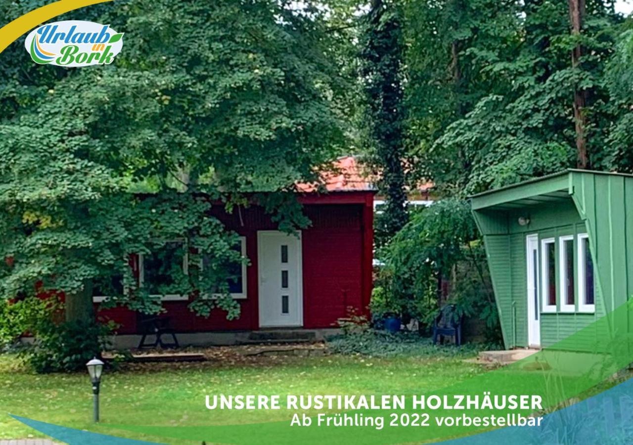 Villa Jagd-Angler-Holzhaus-im-Wald-am-See Kyritz Exterior foto